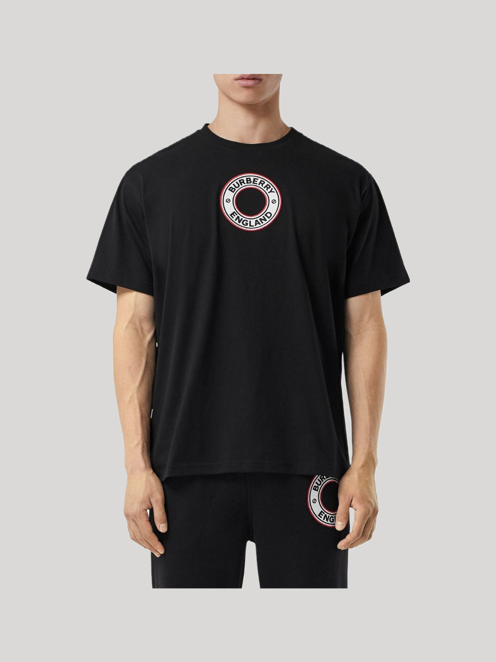 BURBERRY LOGO APPLIQUE  SHORT SLEEVE T-SHIRT